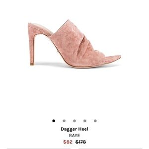 RAYE Dagger Heel. Never Worn. Comes with original box